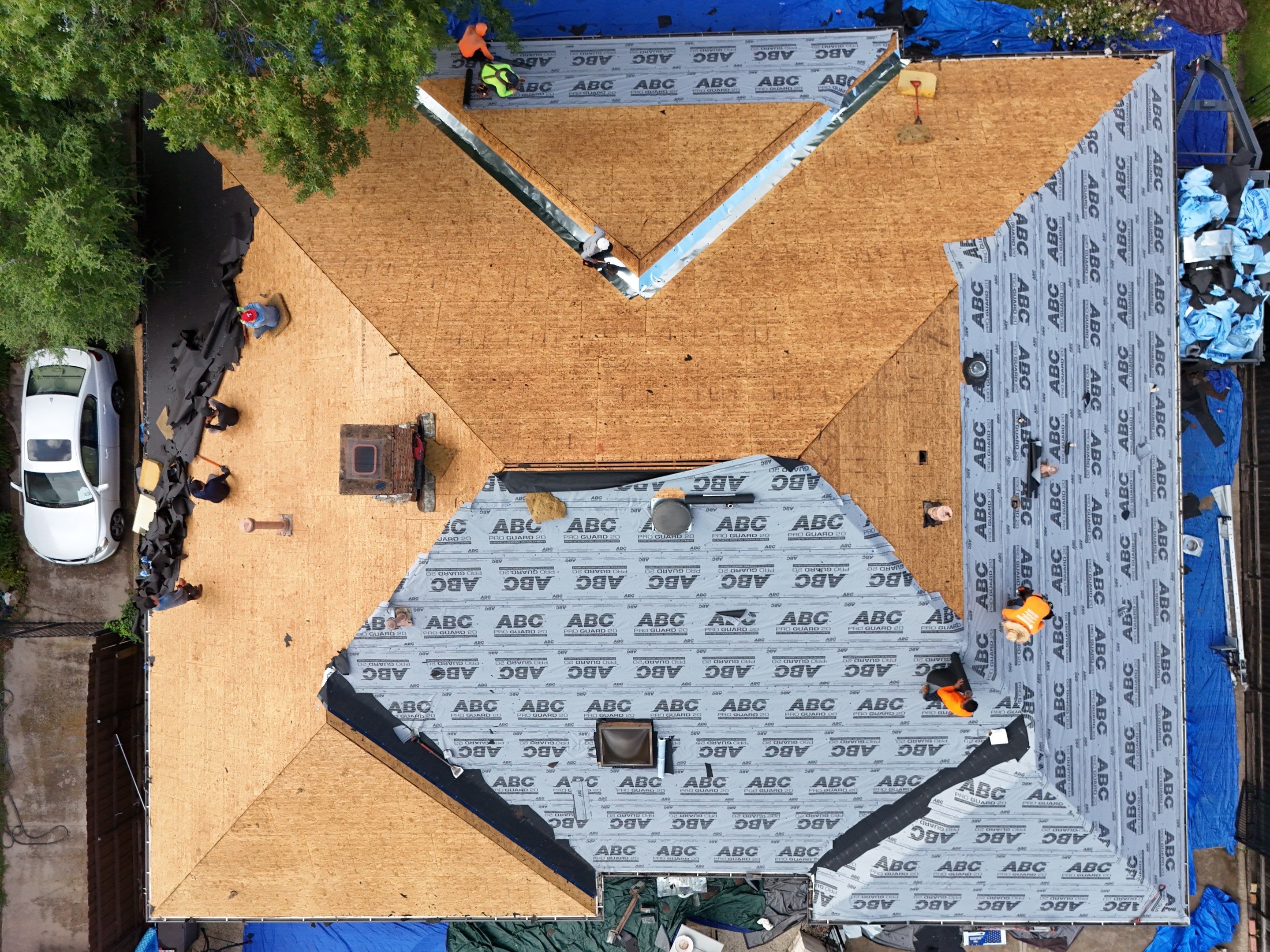 Roof repair project completed by New Life Restoration & Construction in Southlake, TX