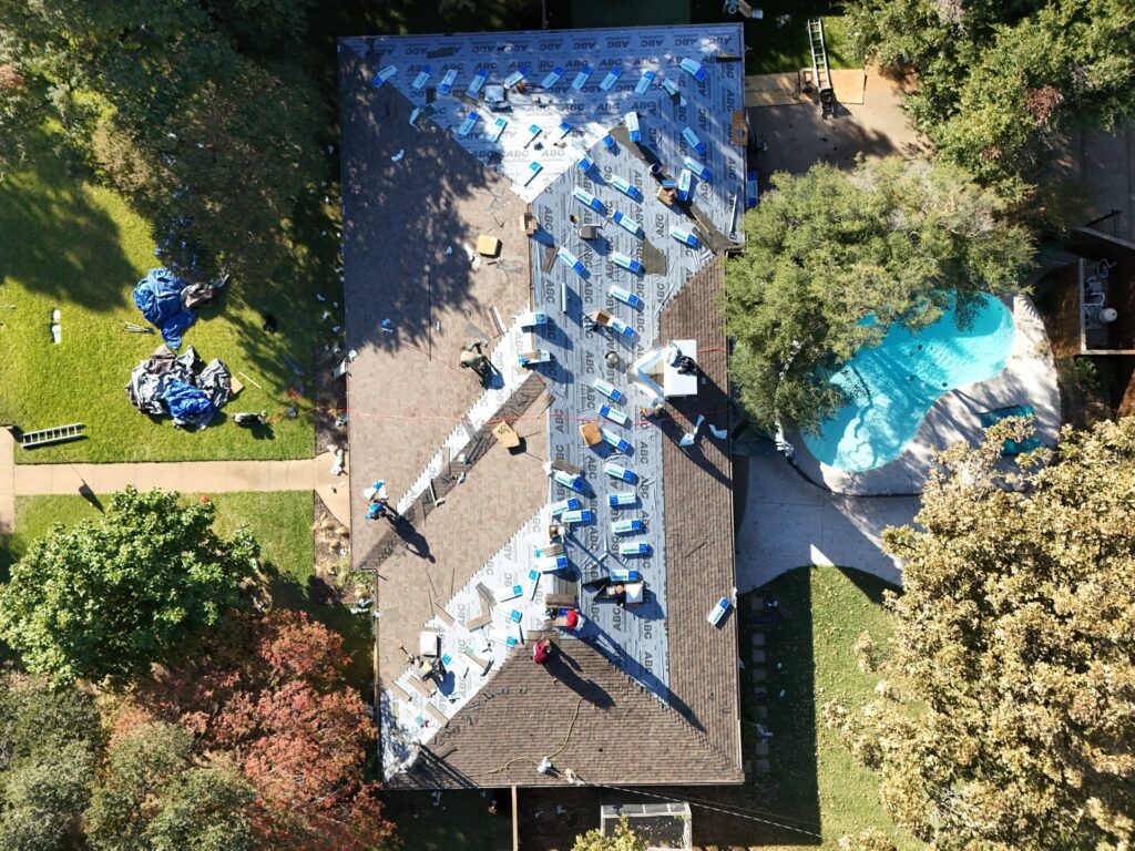 Premium residential roofing system installed in Dallas Texas