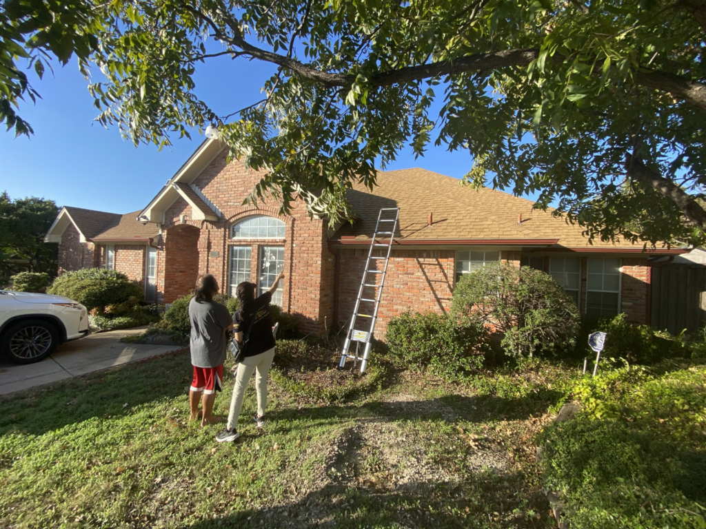 Roof inspection service visual for Colleyville homeowners