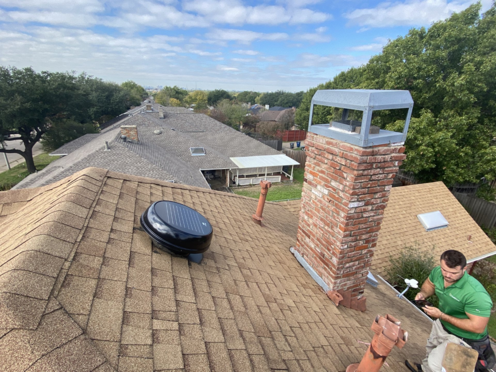 Roof replacement service visual for Grapevine homeowners